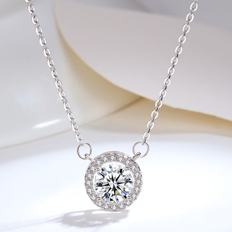 1ct Moissanite Necklace