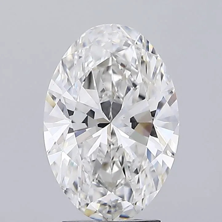 3.00ct Oval Lab Grown Diamond (Colour F, Clarity VS1, IGI)