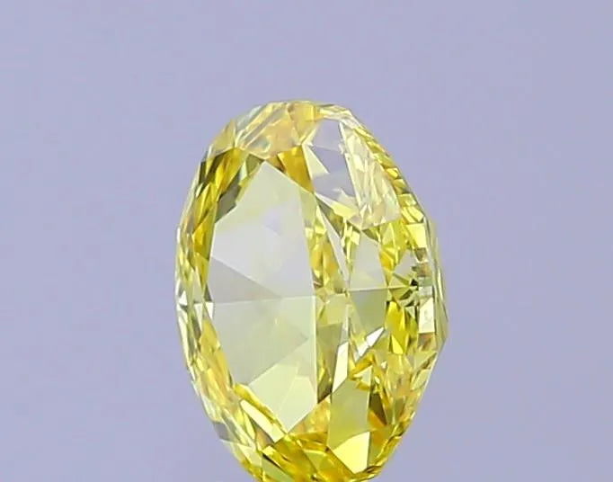 1.50ct Oval Lab Grown Diamond (Fancy Vivid Yellow, Clarity VS1, IGI)