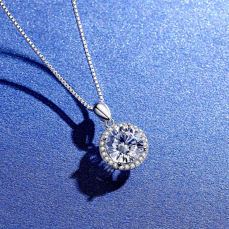3ct Moissanite Necklace(011)