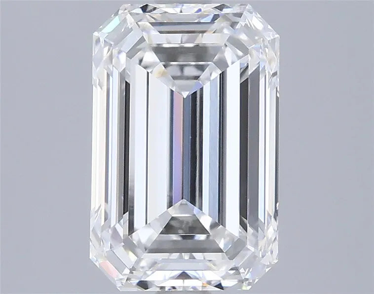 2.70ct Emerald Lab Grown Diamond (Colour D, Clarity VVS2, IGI Certified)