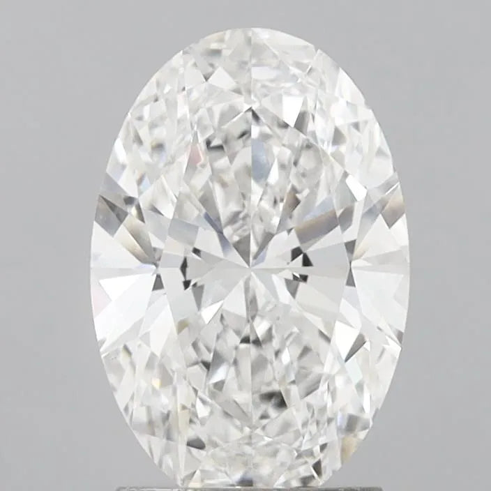 2.07ct Oval Lab Grown Diamond (Colour F, Clarity VVS2, IGI Certified)