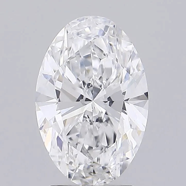 2.51ct Oval Lab Grown Diamond (Colour D, Clarity VVS2, IGI Certified)