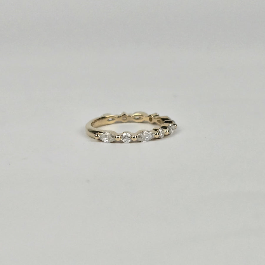 Solid 14k Gold 3ct E VVS2 Lab Oval Diamond Ring and Matching Band(OV852)