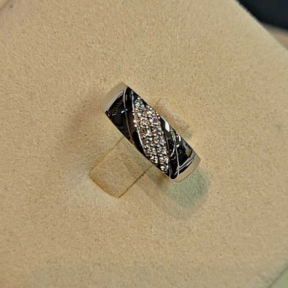 Platinum Lab Diamond Band