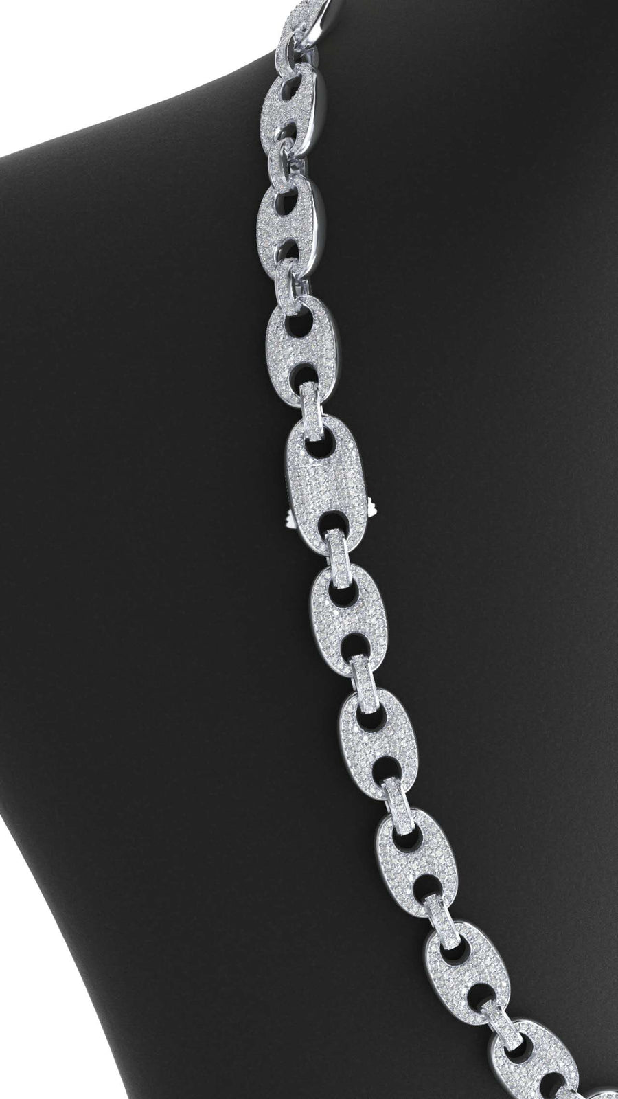 Moissanite Mariner Link Cuban Chain