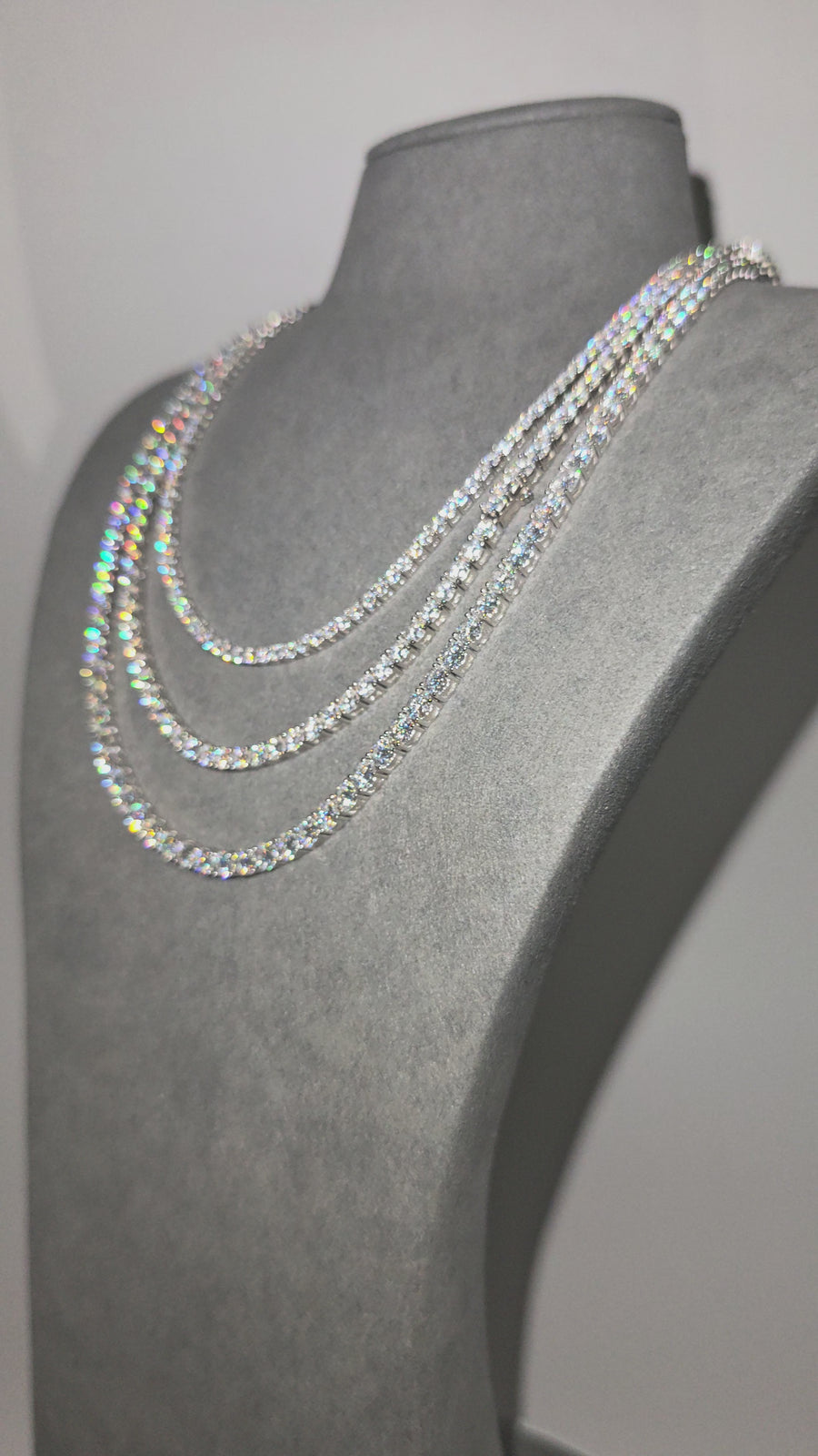 4mm Moissanite Tennis Chain