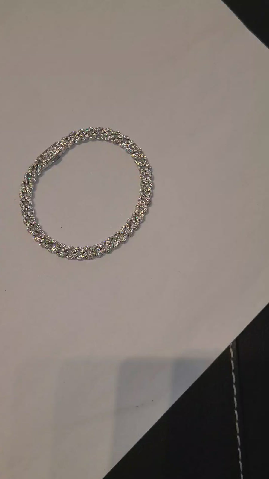 6mm Miami moissanite cuban bracelet