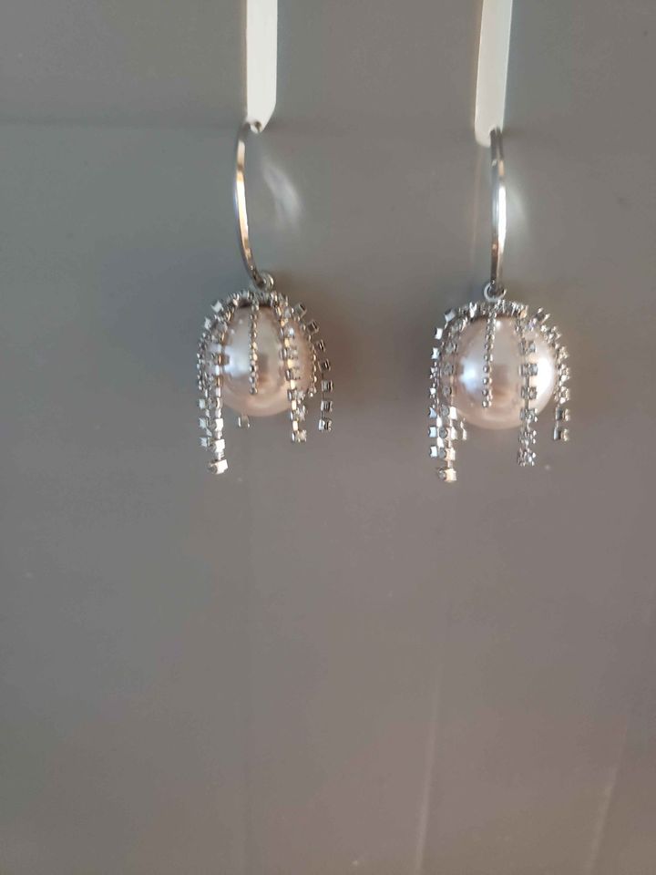 Pearl Sterling Silver Earrings