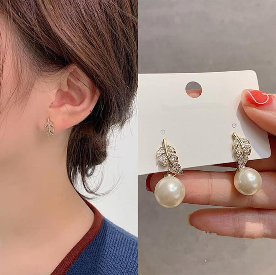 2-way wearing Sterling silver earrings