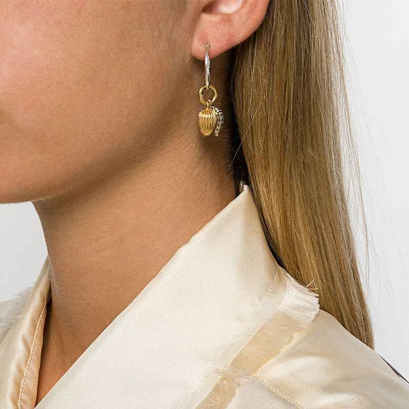 Multiple wearing way earrings