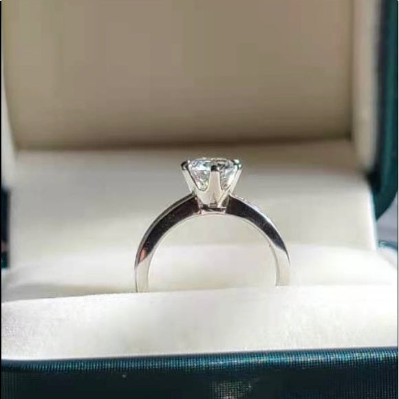 1ct Moissanite Ring Channel Set Band (012)