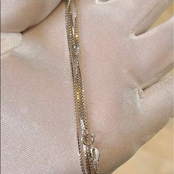 Solid 14k Gold Box Chain