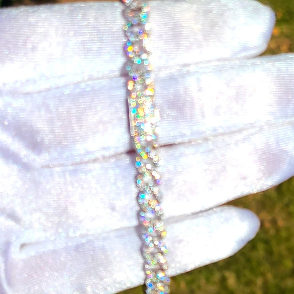 6mm Miami moissanite cuban bracelet